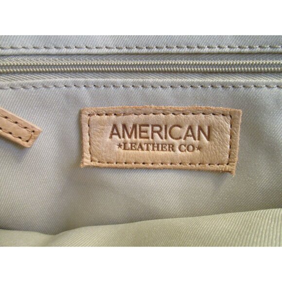 *American Leather Beige Tan Leather Backpack Satchel main image 7
